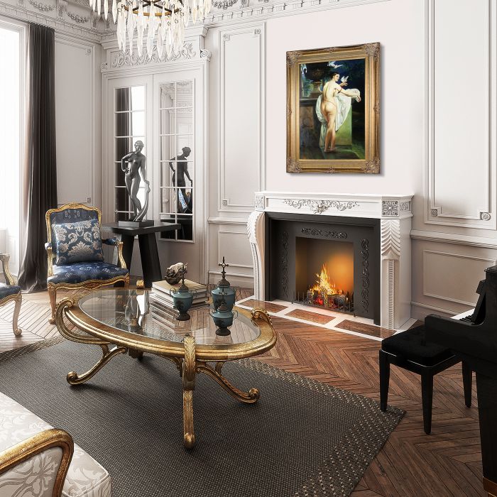 Ballerina Carlotta Chabert as Venus Pre-Framed - Renaissance Bronze Frame 24"X36"