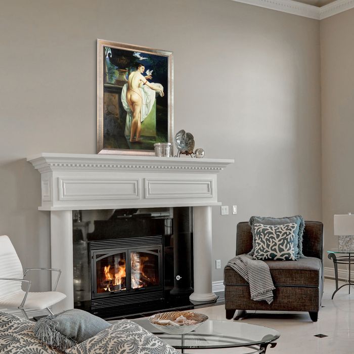 Ballerina Carlotta Chabert as Venus Preframed - Champage Scoop with Swirl Lip Frame 24"X36"