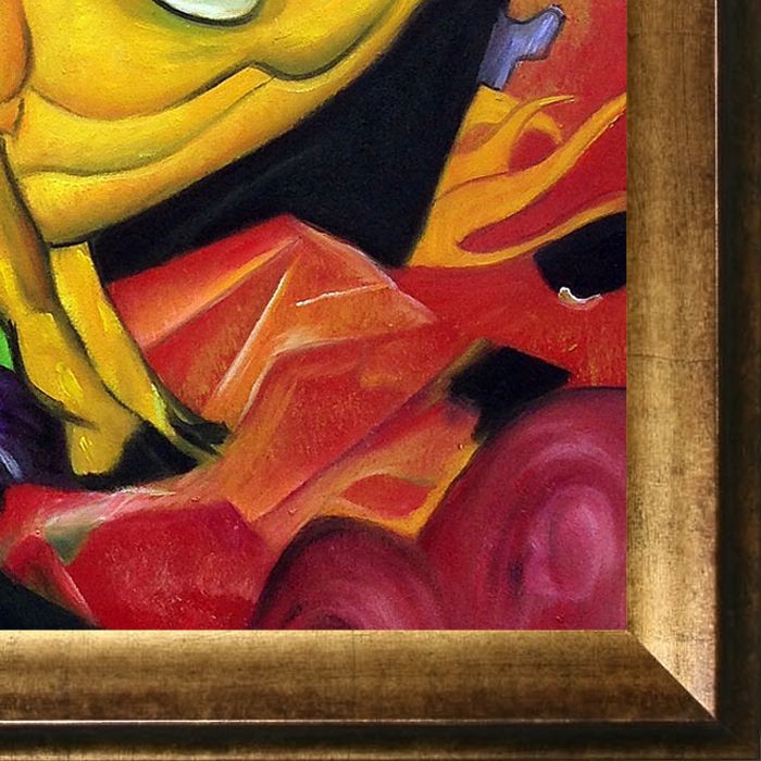 Yellow Cow Pre-Framed - Athenian Gold Frame 20"X24"