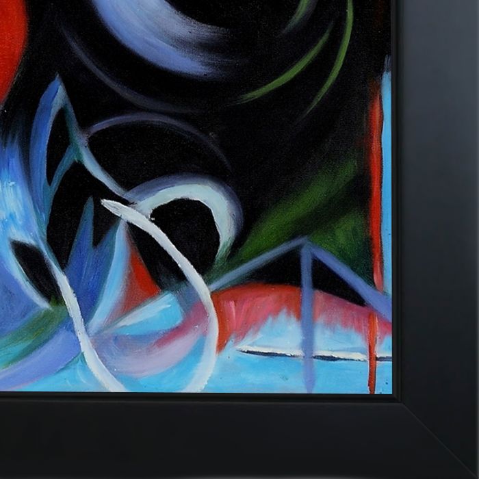 Fighting Forms Pre-Framed - New Age Black Frame 20"X24"