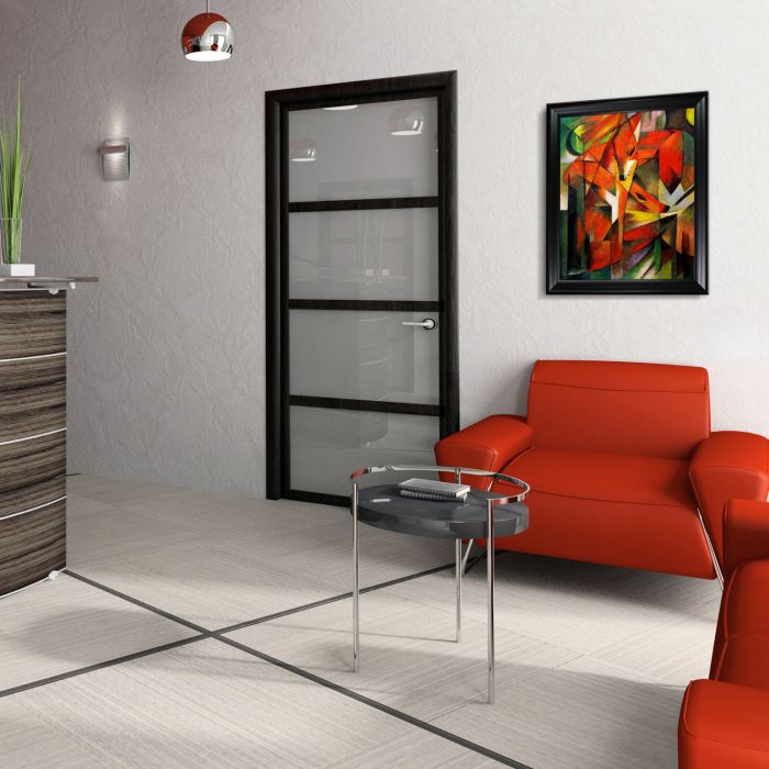 The Foxes Pre-Framed - Black Matte Frame 20"X24"