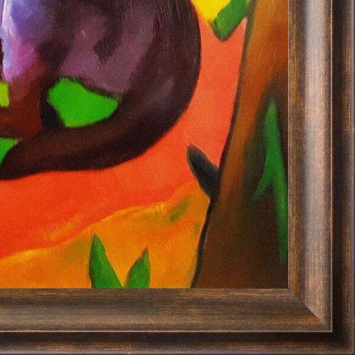 Blue Black Fox Pre-Framed - Modena Vintage 20" X 24"