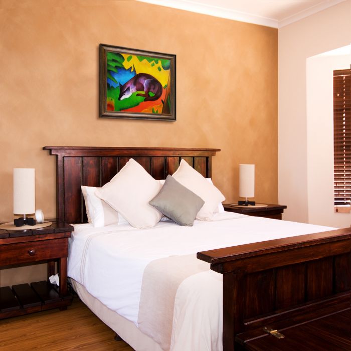 Blue Black Fox Pre-Framed - Modena Vintage 20" X 24"