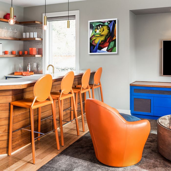 The Tiger Pre-framed - Moderne Blanc Frame 20" X 24"