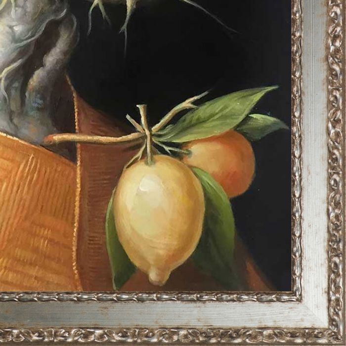 Winter Pre-Framed - Versailles Silver Salon Frame 20" X 24"