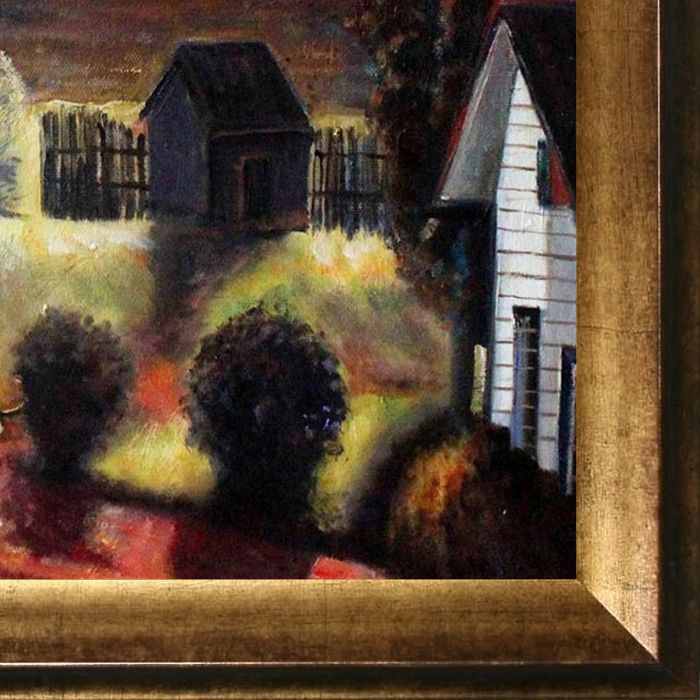 The White Horse Pre-Framed - Athenian Gold Frame 20"X24"