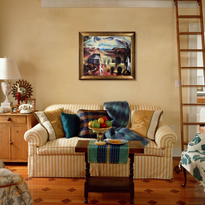 The White Horse Pre-Framed - Athenian Gold Frame 20"X24"