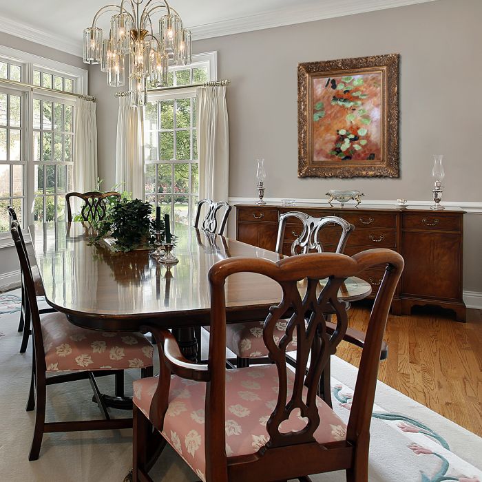 Nasturces Pre-Framed - Burgeon Gold Frame 20"X24"