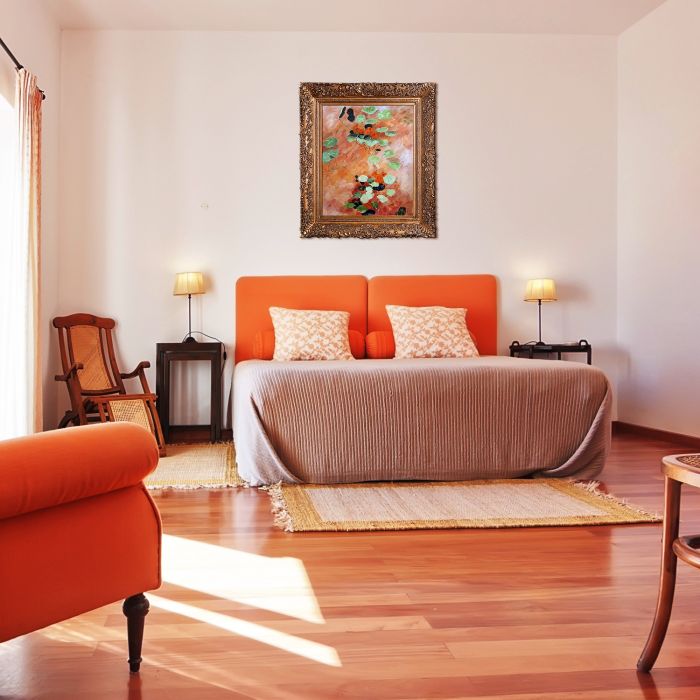 Nasturces Pre-Framed - Burgeon Gold Frame 20"X24"