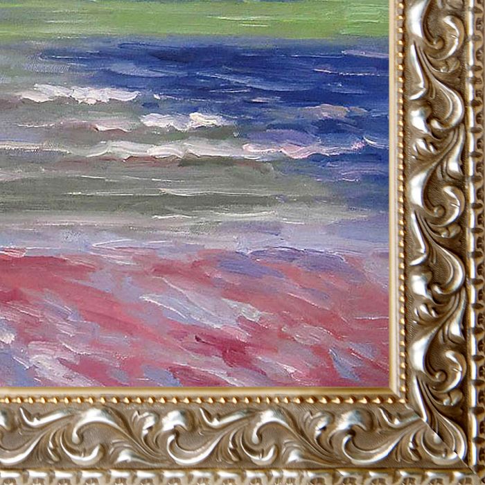 Regattas at Villers Pre-Framed - Rococo Silver 20"X24"