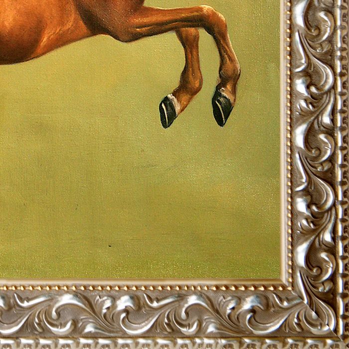 Whistlejacket Pre-framed - Rococo Silver 20"X24"