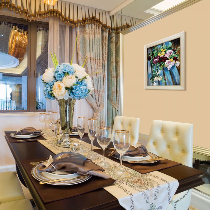 Still Life with Rose Pre-Framed - Constantine Frame 20" X 24"