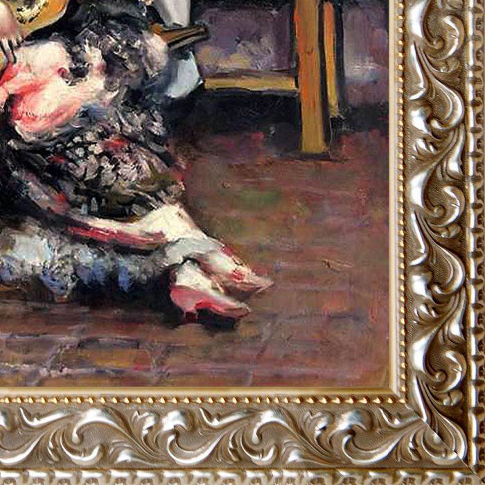 A Guitar Player Pre-Framed - Rococo Silver 20"X24"