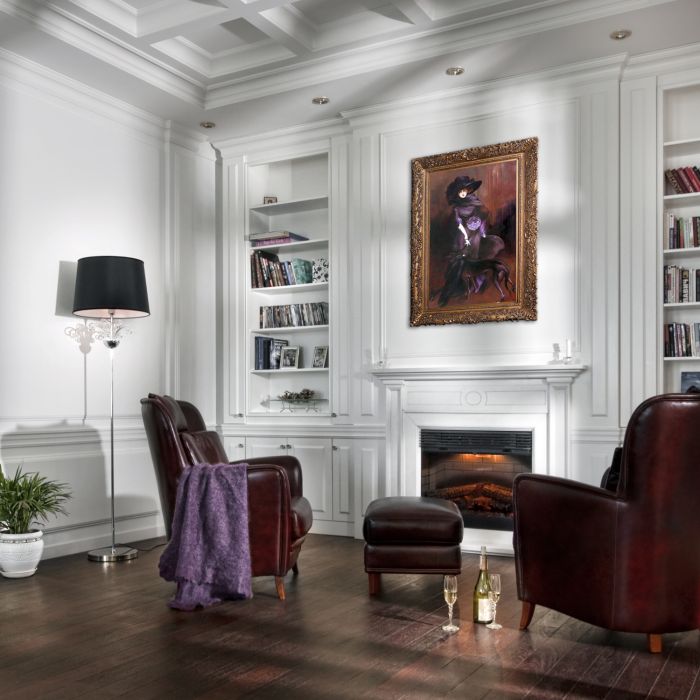 Portrait of the Marchesa Luisa Casati with a Greyhound, 1908 Pre-Framed - Burgeon Gold Frame 24"X36"