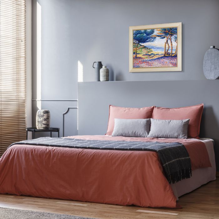 Pines Along the Shore Pre-Framed - Constantine Frame 20" X 24"