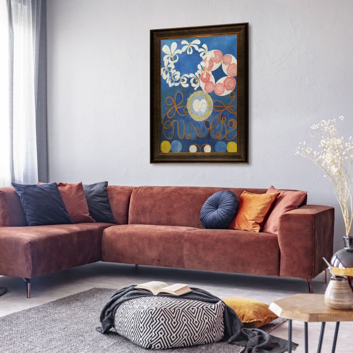 Group IV, The Ten Largest, No. 1, Childhood Pre-Framed - Veine D'Or Bronze Scoop Frame 24"X36"