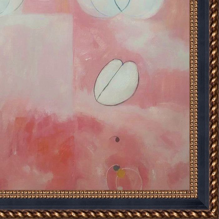 Group IV, The Ten Largest, No. 9, Old Age Pre-Framed - Verona Black and Gold Braid 24"X36"