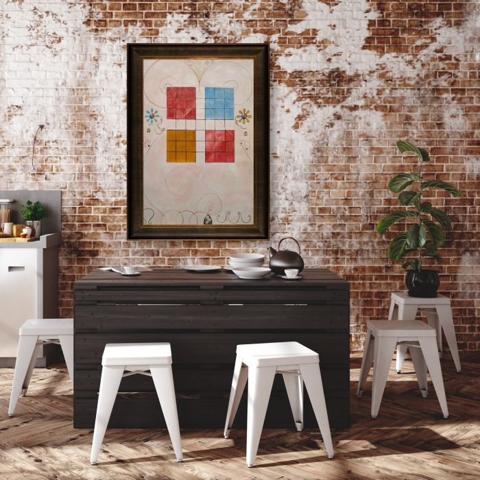 Group IV, The Ten Largest, No. 10, Old Age Pre-Framed - Veine D'Or Bronze Scoop Frame 24"X36"