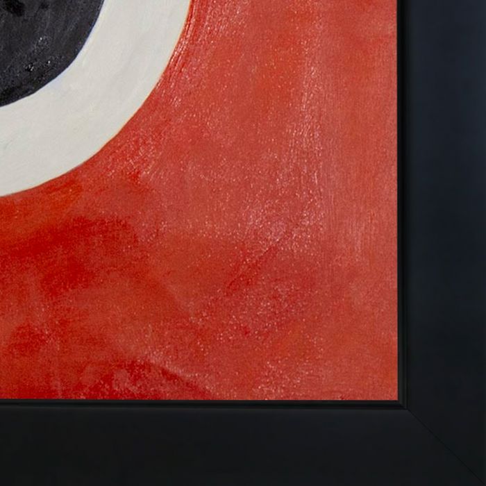 Group IX/SUW, The Swan, No. 17 Pre-Framed - New Age Black Frame 24"X24"