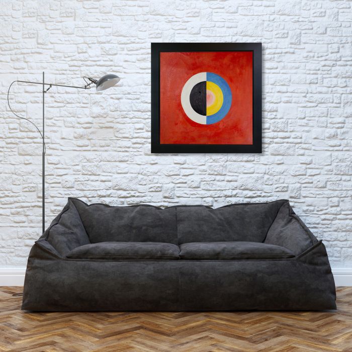 Group IX/SUW, The Swan, No. 17 Pre-Framed - New Age Black Frame 24"X24"