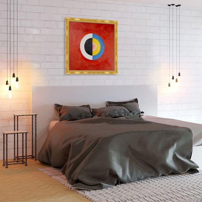 Group IX/SUW, The Swan, No. 17 Pre-framed - Milan Gold Frame 24" X 24"