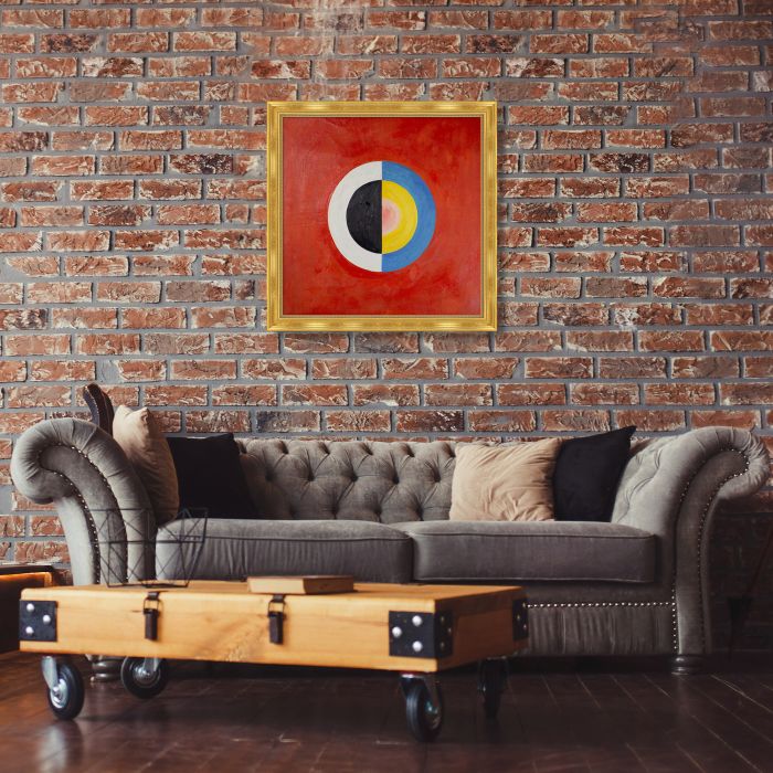 Group IX/SUW, The Swan, No. 17 Pre-framed - Milan Gold Frame 24" X 24"