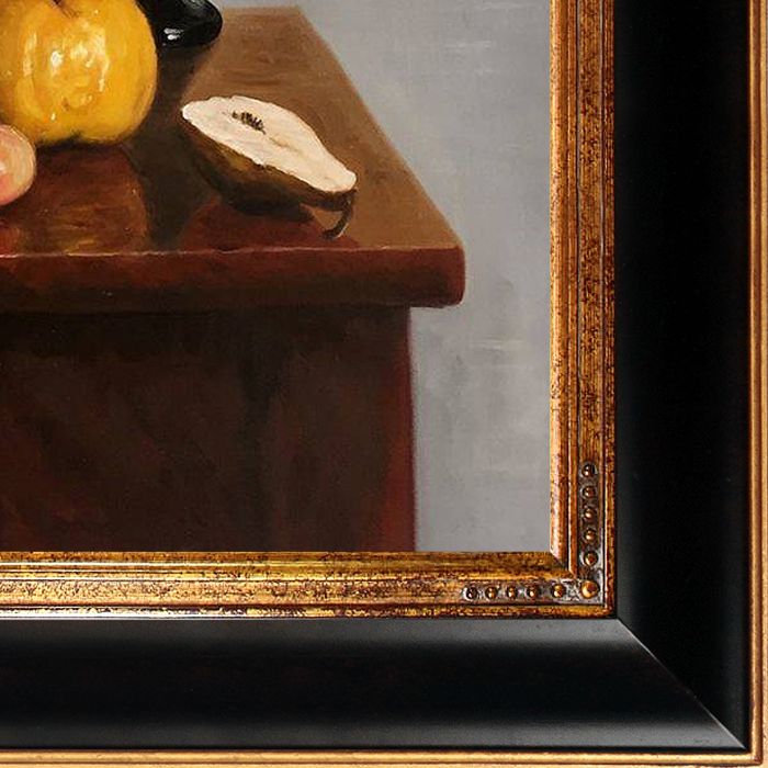 Still Life with Flowers and Fruit Pre-Framed - Opulent Frame 20"X24"