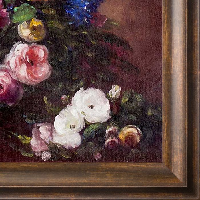 Bouquet of Diverse Flowers Pre-Framed - Modena Vintage 20" X 24"