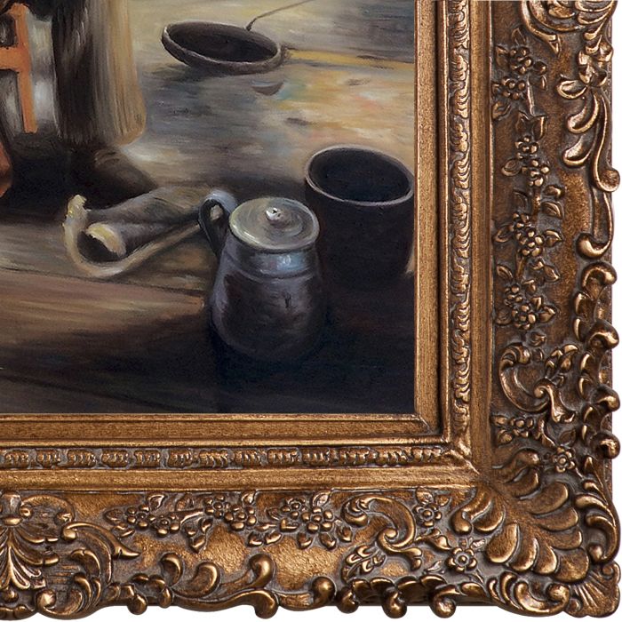 The Banjo Lesson Pre-Framed - Burgeon Gold Frame 20"X24"