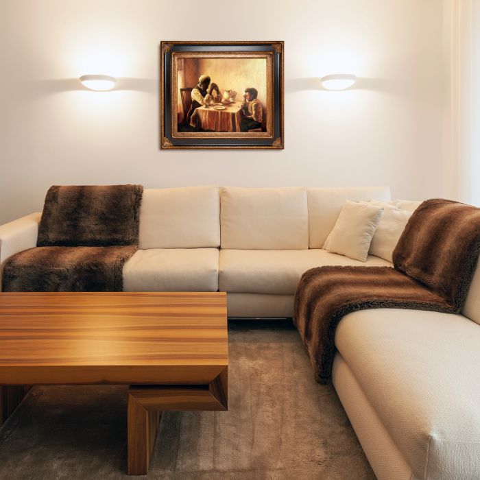 The Thankful Poor Pre-Framed - Corinthian Gold Frame 20"X24"