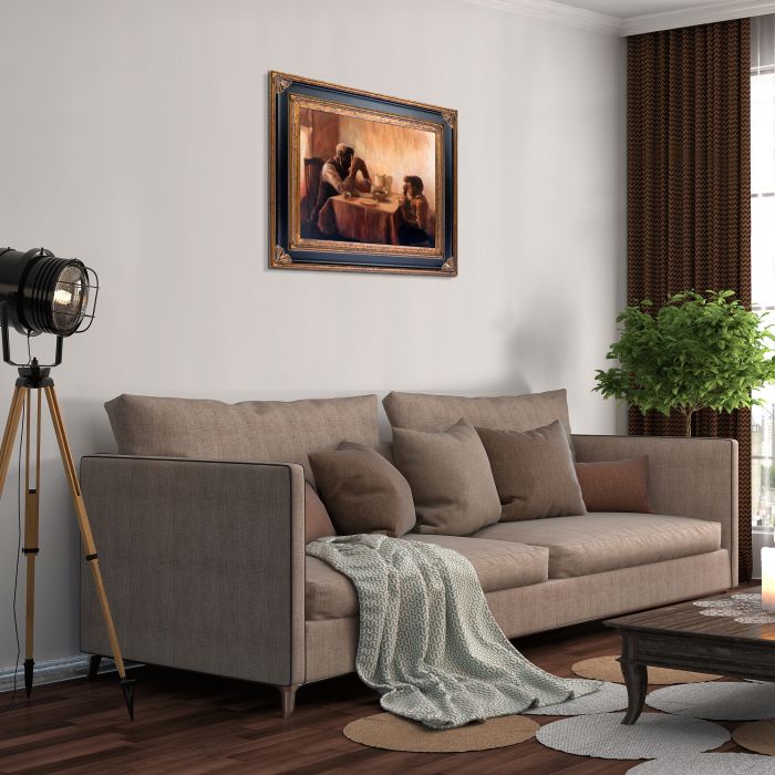 The Thankful Poor Pre-Framed - Corinthian Gold Frame 20"X24"