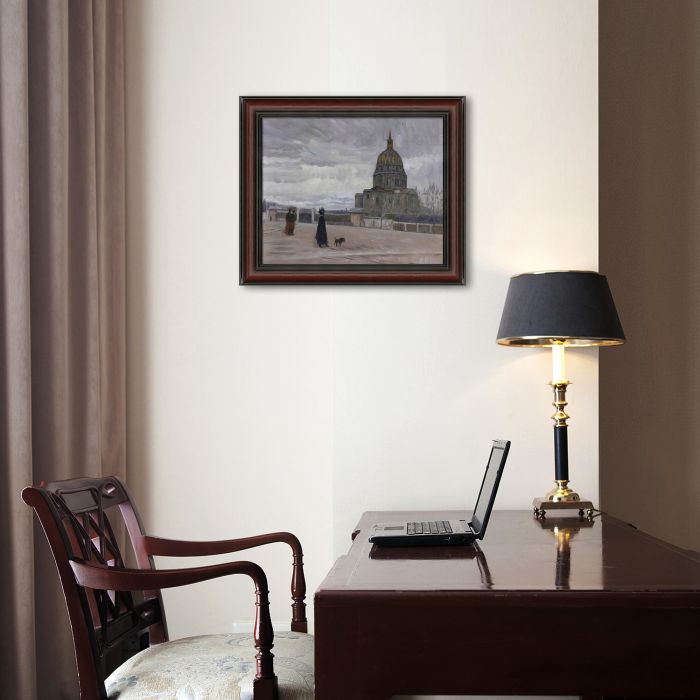 Les Invalides Pre-framed - Grecian Wine Frame 16" X 20"