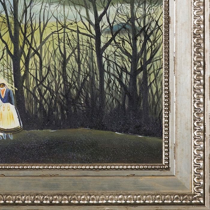 A Carnival Evening Pre-Framed - Versailles Silver King Frame 20" X 24"