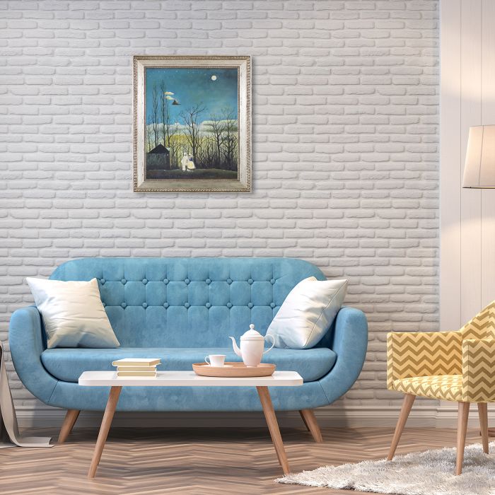 A Carnival Evening Pre-Framed - Versailles Silver King Frame 20" X 24"