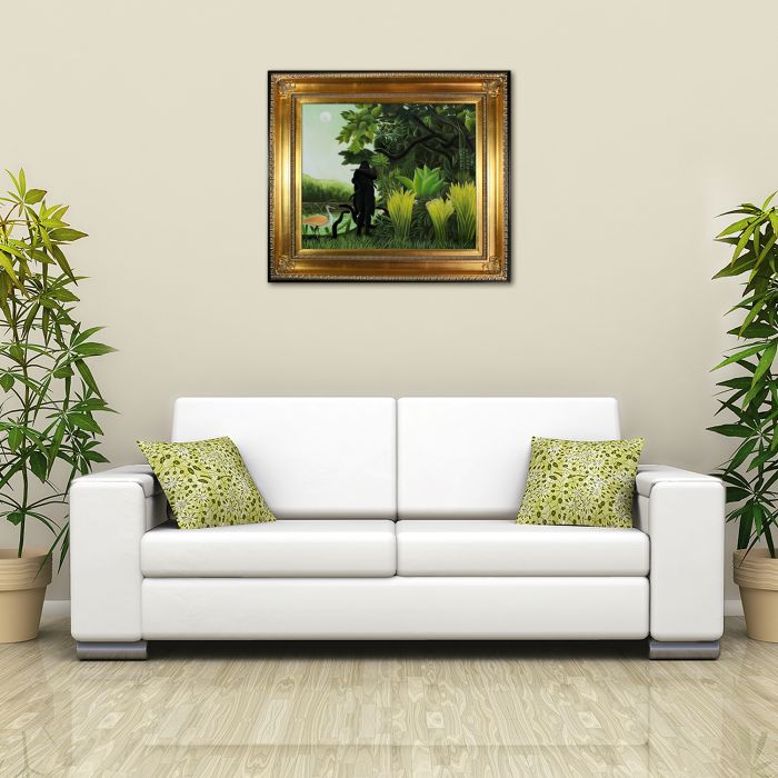 Snake Charmer Pre-Framed - Regency Gold Frame 20"X24"