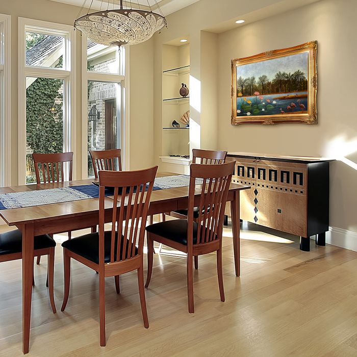 The Flamingoes Pre-Framed - Victorian Gold Frame 24"X36"