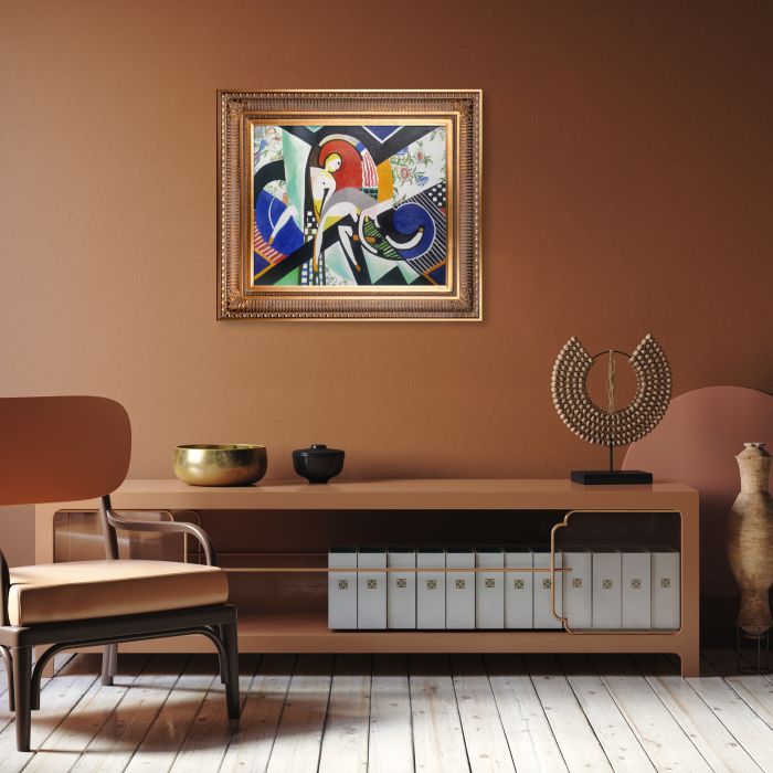 The Thundershower Pre-Framed - Regal Gold Frame 20"X24"