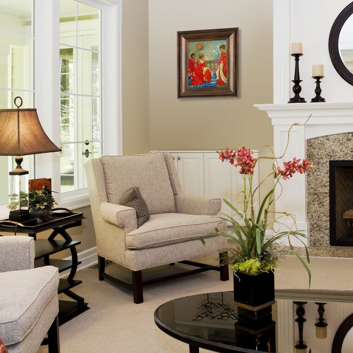 Red and Black Pre-Framed - Modena Vintage 8" X 10"