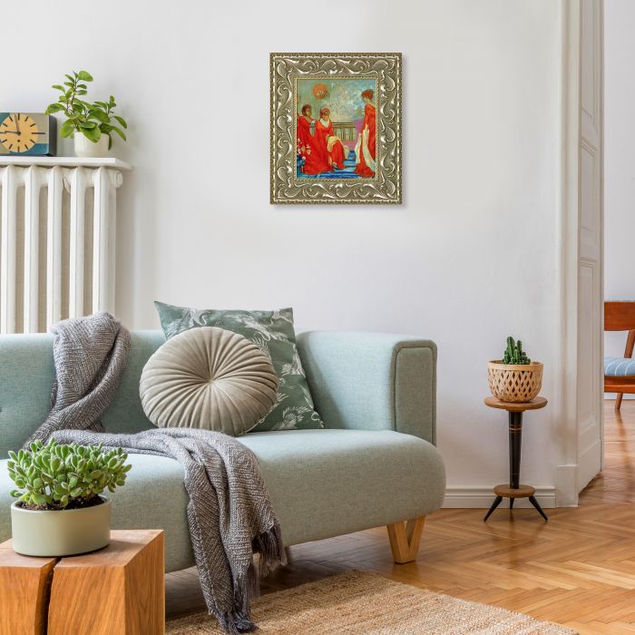 Red and Black Pre-Framed - Rococo Silver 8"X10"