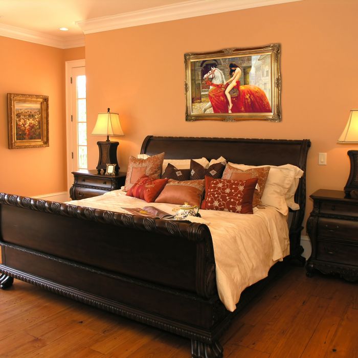 Lady Godiva, c. 1897 Pre-Framed - Victorian Gold Frame 24"X36"