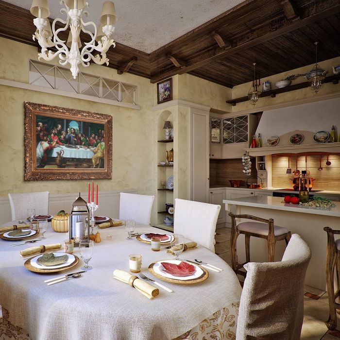 The Last Supper Pre-Framed - Burgeon Gold Frame 24"X36"