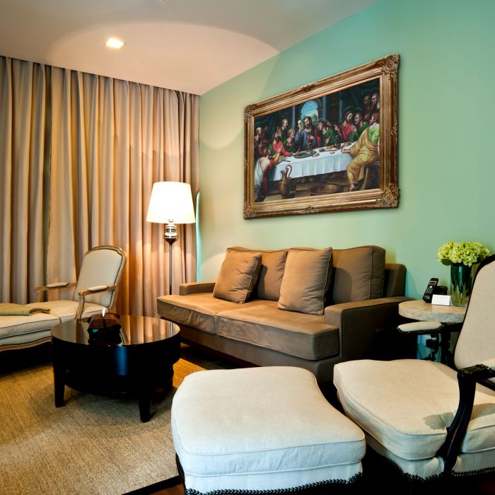 The Last Supper Pre-Framed - Renaissance Bronze Frame 24"X36"