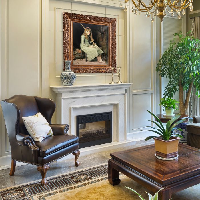 Cinderella Pre-framed - Burgeon Gold Frame 20"X24"