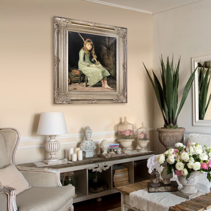 Cinderella Pre-framed - Renaissance Champagne Frame 20"X24"