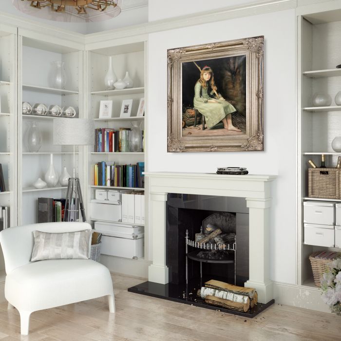 Cinderella Pre-framed - Renaissance Champagne Frame 20"X24"