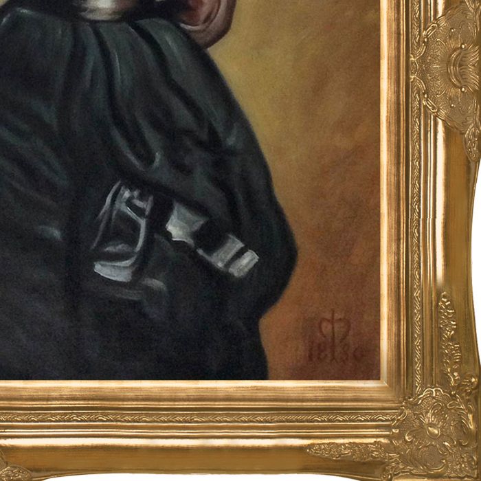 Portrait of Kate Perugini, daughter of Charles Dickens, 1880 Pre-framed - Victorian Gold Frame 24"X36"