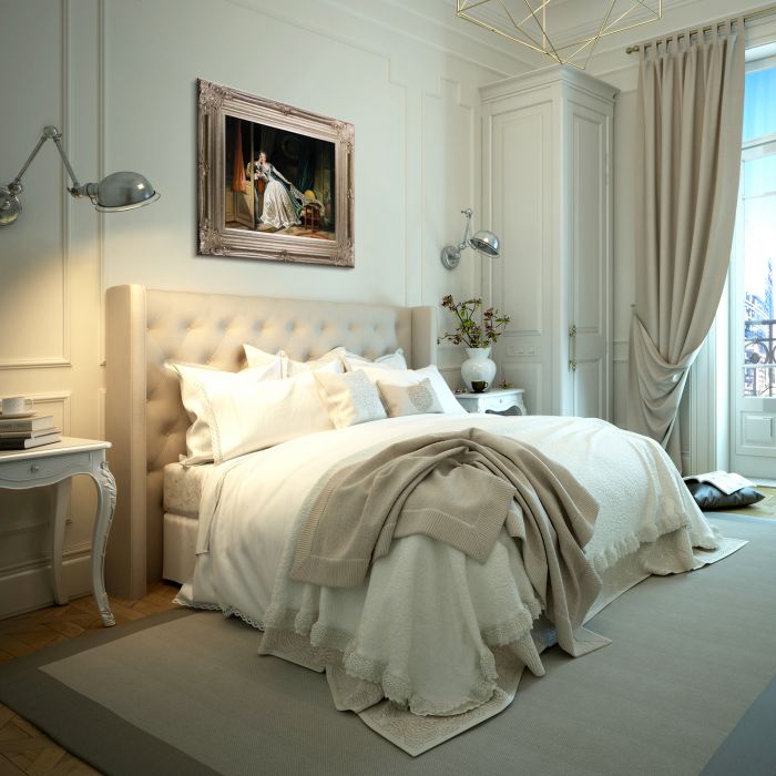 The Stolen Kiss, late 1780s Pre-Framed - Renaissance Champagne Frame 20"X24"