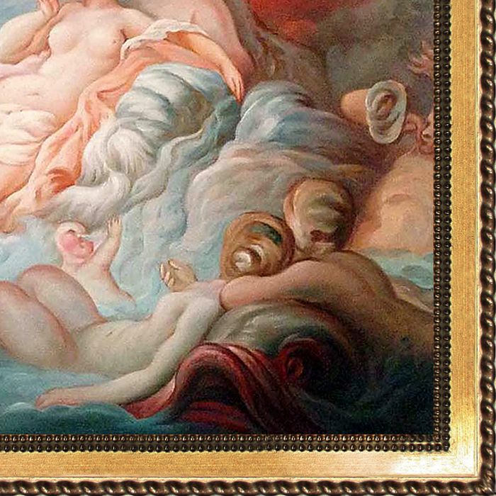 The Birth of Venus, 1753-1755 Pre-Framed - Verona Gold Braid Frame 24"X36"