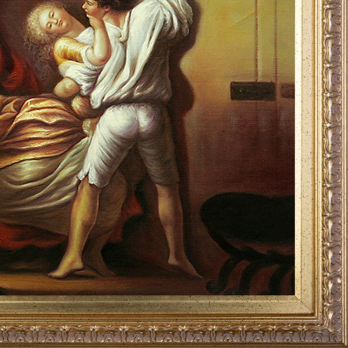 The Bolt c. 1778 Pre-Framed - Elegant Gold Frame 24"X36"