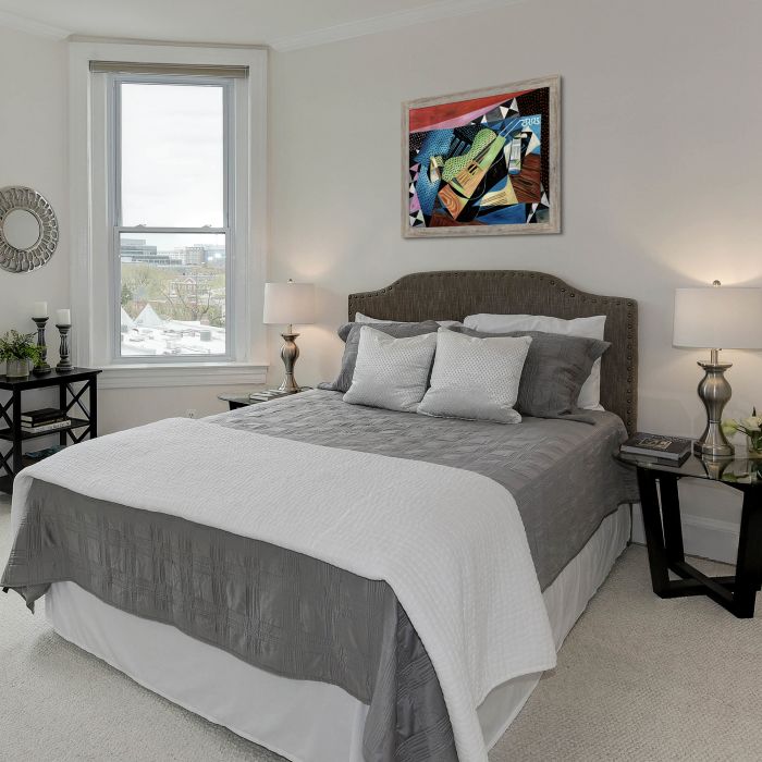 Cubist Still Life Pre-Framed - Metropolitan Pewter Frame 20" X 24"